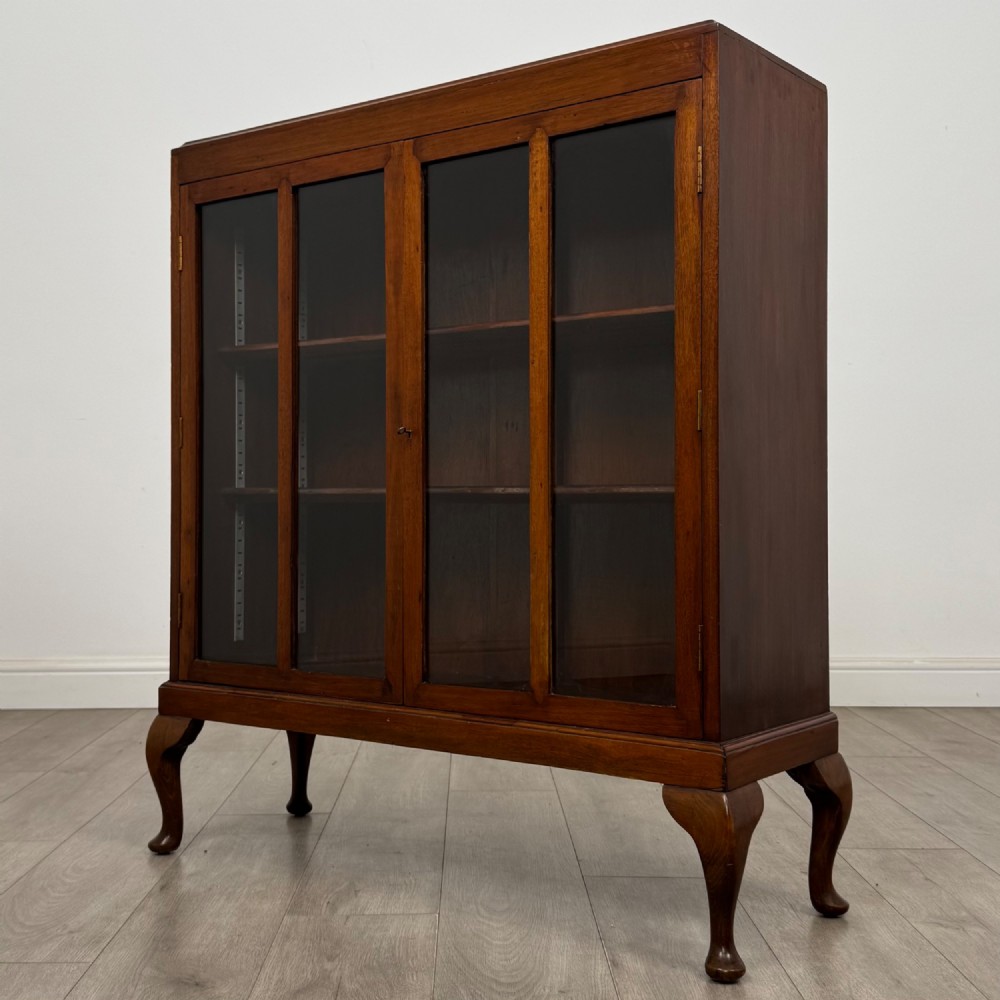 Antique 20th Century Small Mahogany Display Cabinet View III