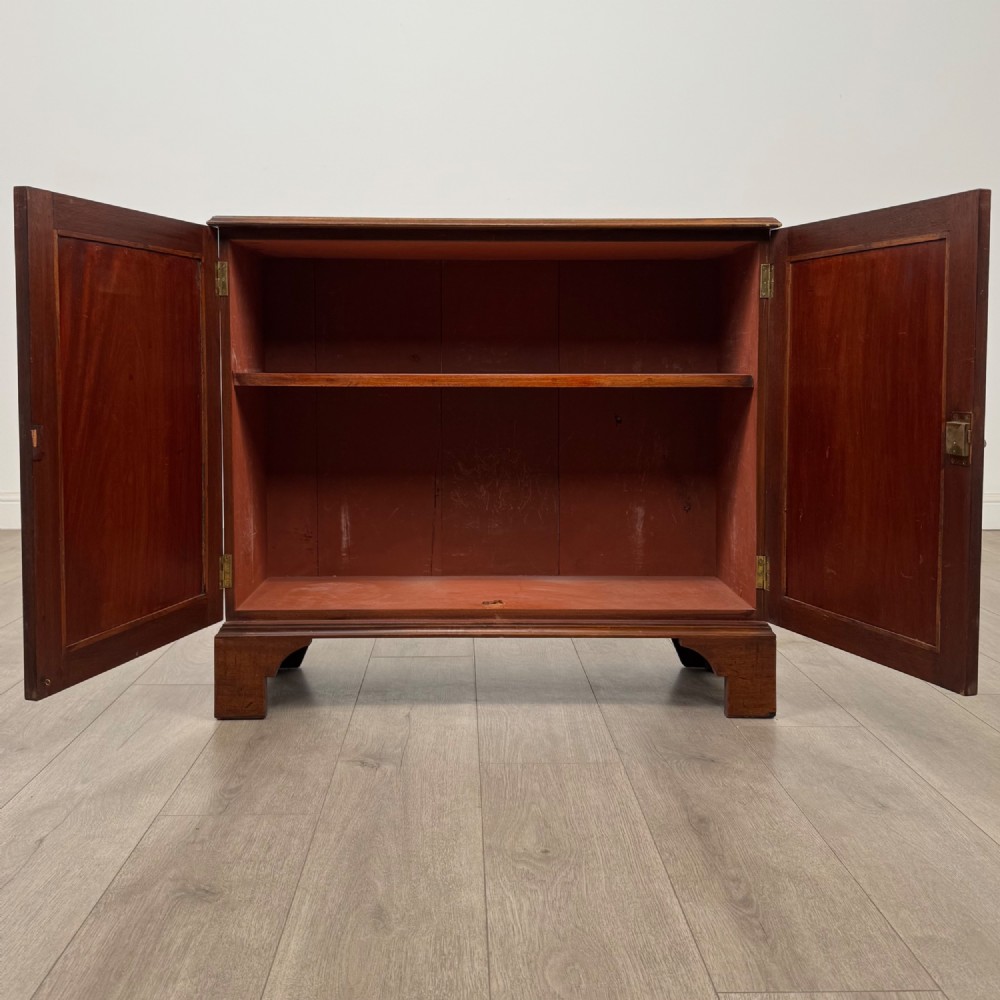 Antique 18th Century Small Georgian Cabinet In Mahogany View II