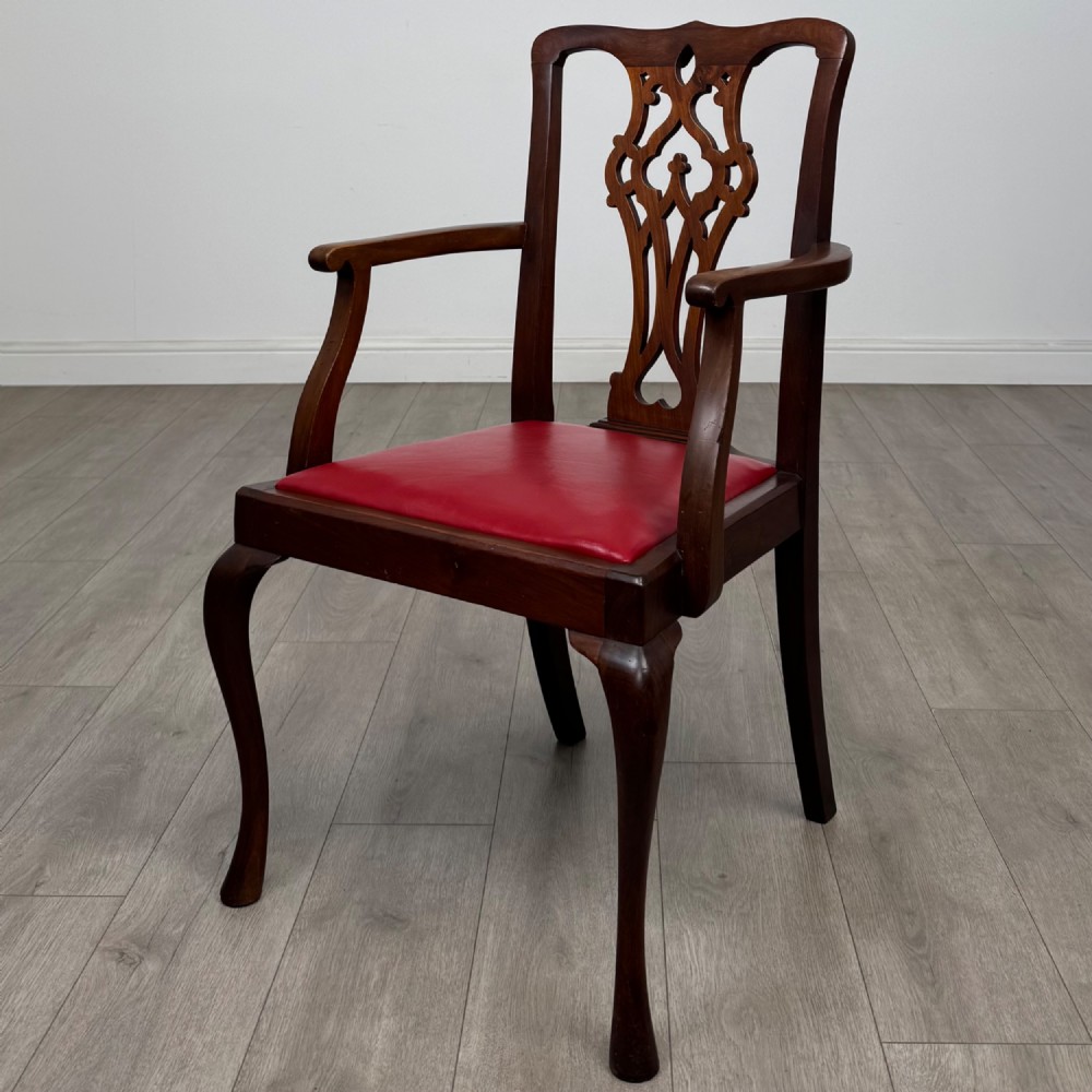 Antique 19th Century Set Of 8 Chippendale Style Dining Chairs View II