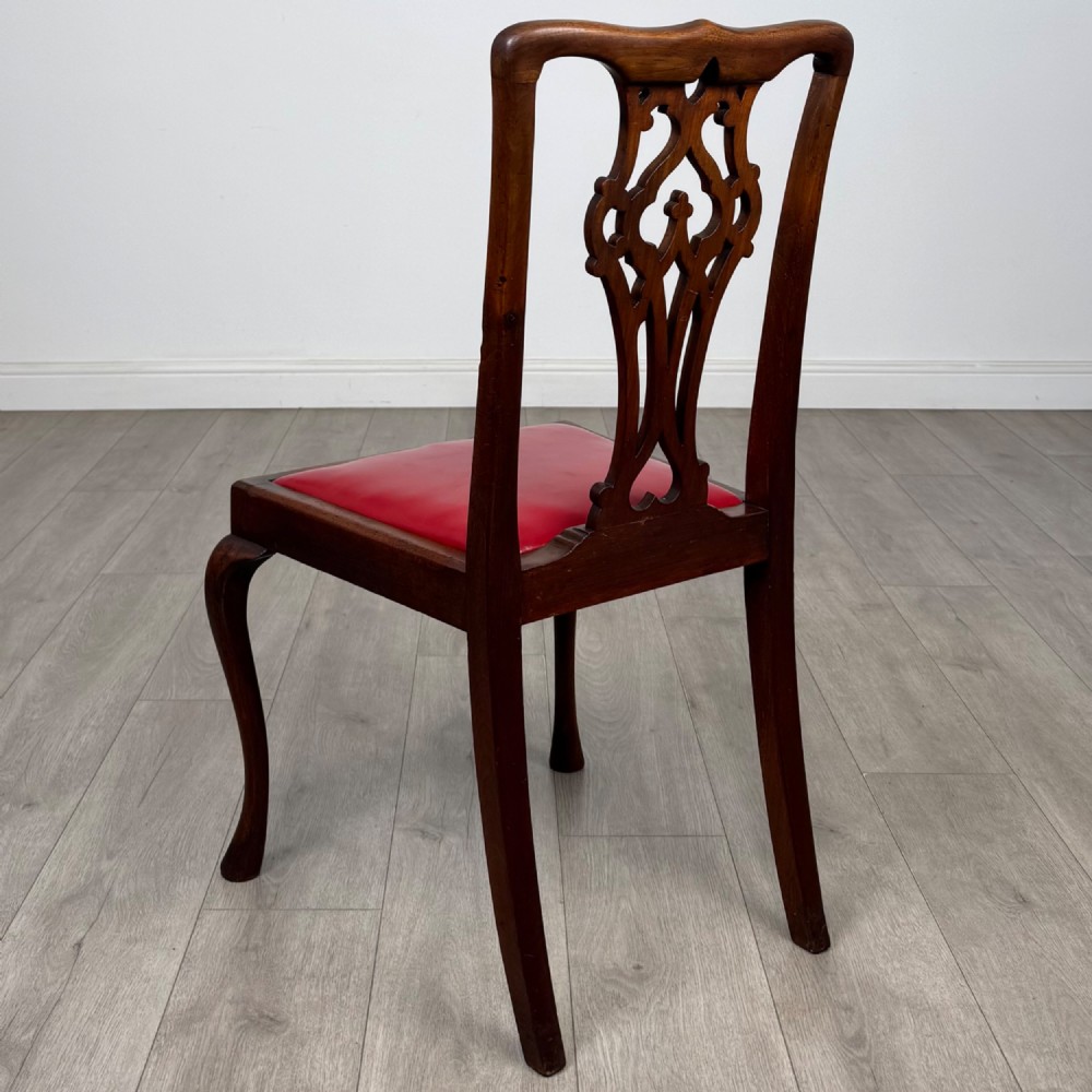 Antique 19th Century Set Of 8 Chippendale Style Dining Chairs View IV