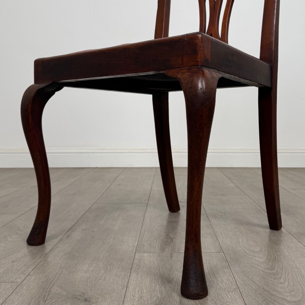Antique 19th Century Set Of 8 Chippendale Style Dining Chairs View VI
