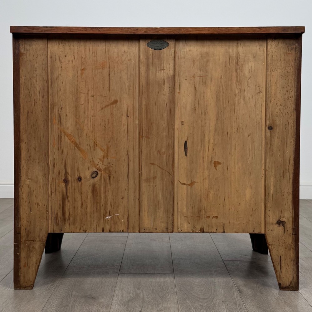 Antique 19th Century Oak Chest Of Drawers By Heals Of London View V