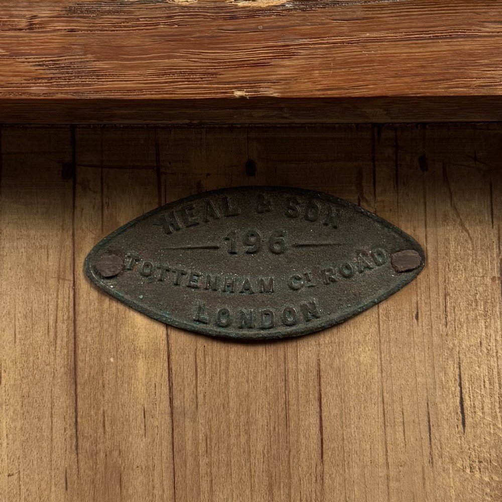 Antique 19th Century Oak Chest Of Drawers By Heals Of London View XII