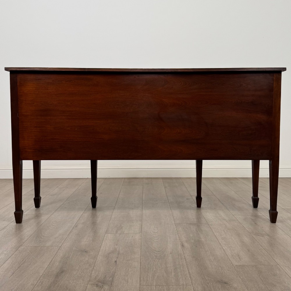 Antique 20th Century Bow Front Sideboard In Mahogany View VI