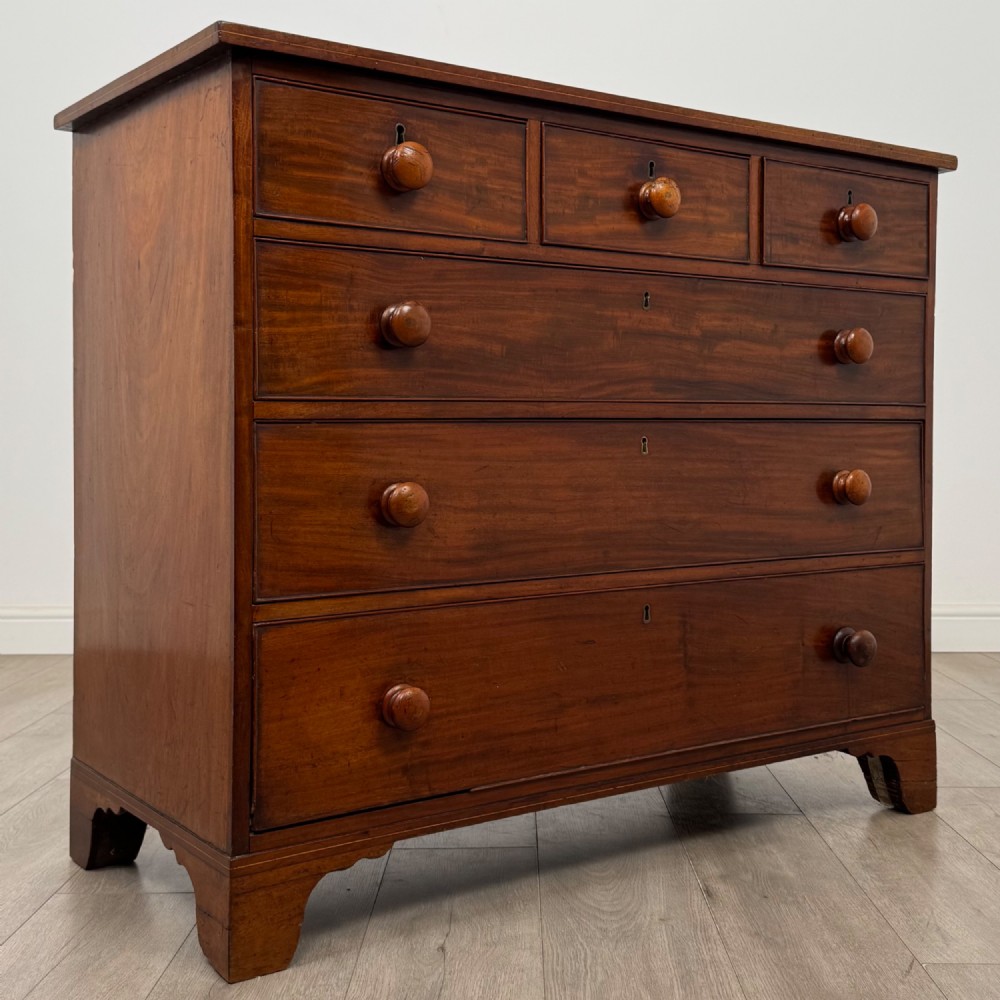 Antique 19th Century Victorian Mahogany Chest Of Drawers View VIII