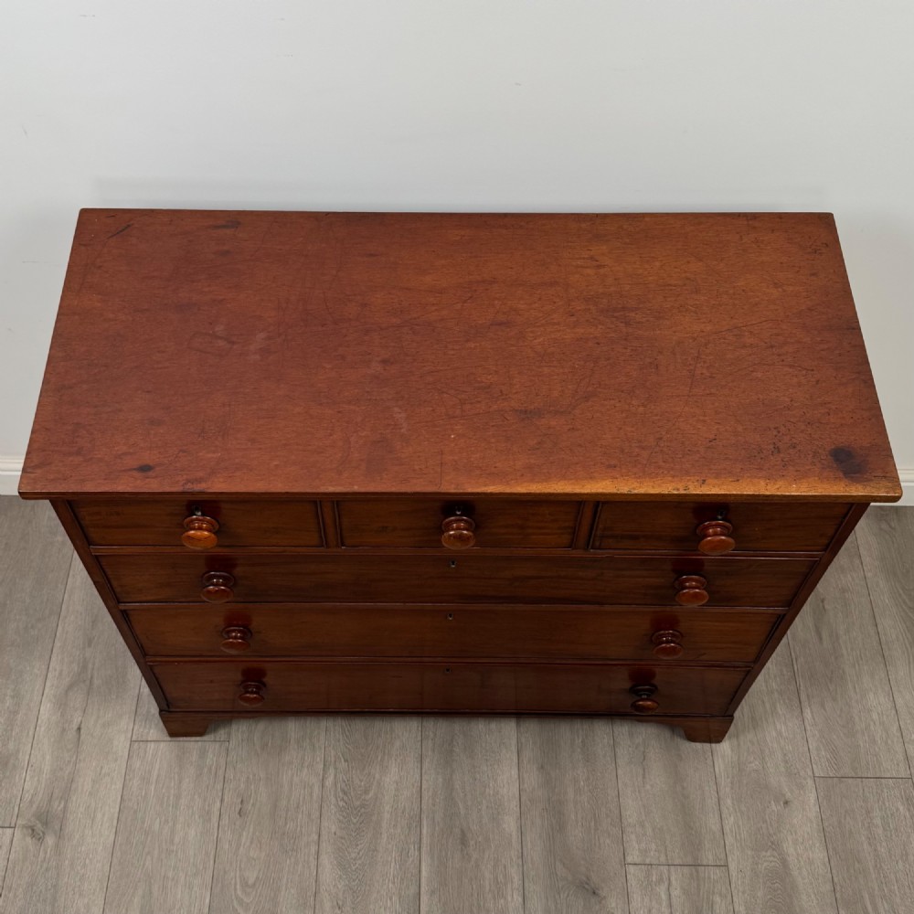 Antique 19th Century Victorian Mahogany Chest Of Drawers View IX