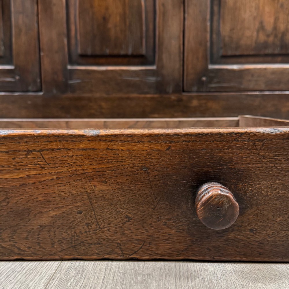 Antique 20th Century Good Quality Welsh Dresser In Oak View XII