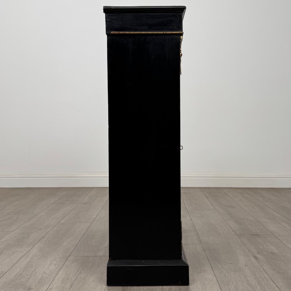 Antique 19th Century Ebonised Victorian Pier Cabinet View VIII