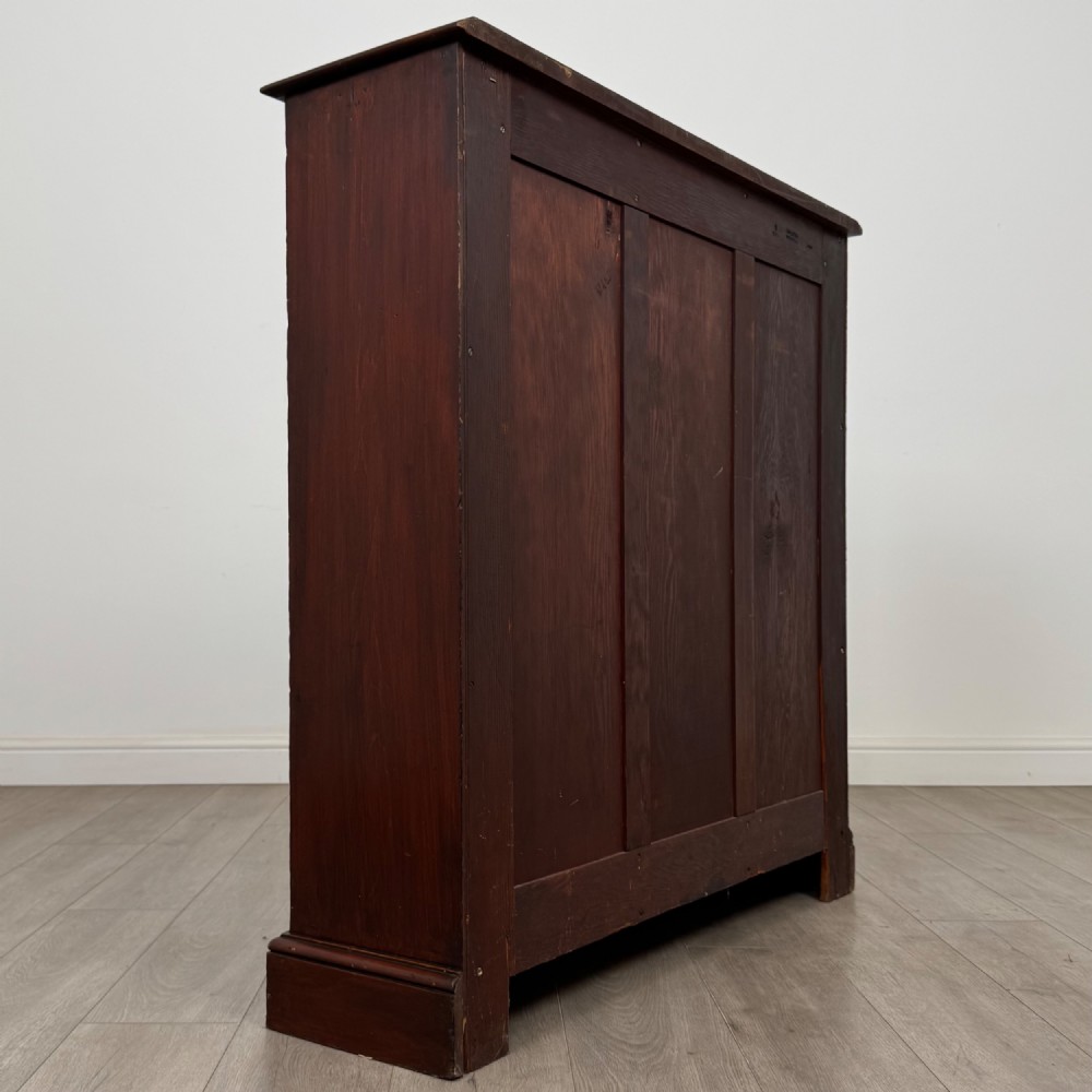 Antique 20th Century Open Bookcase In Mahogany View V
