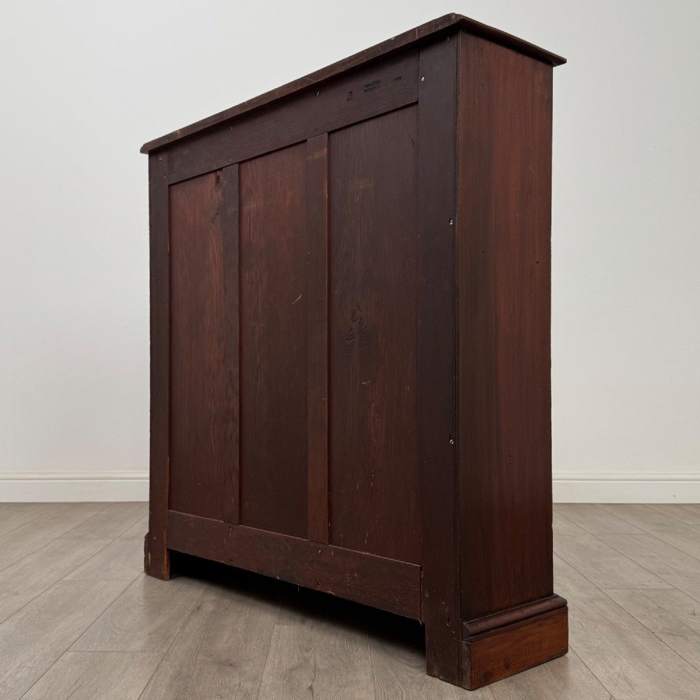 Antique 20th Century Open Bookcase In Mahogany View VII