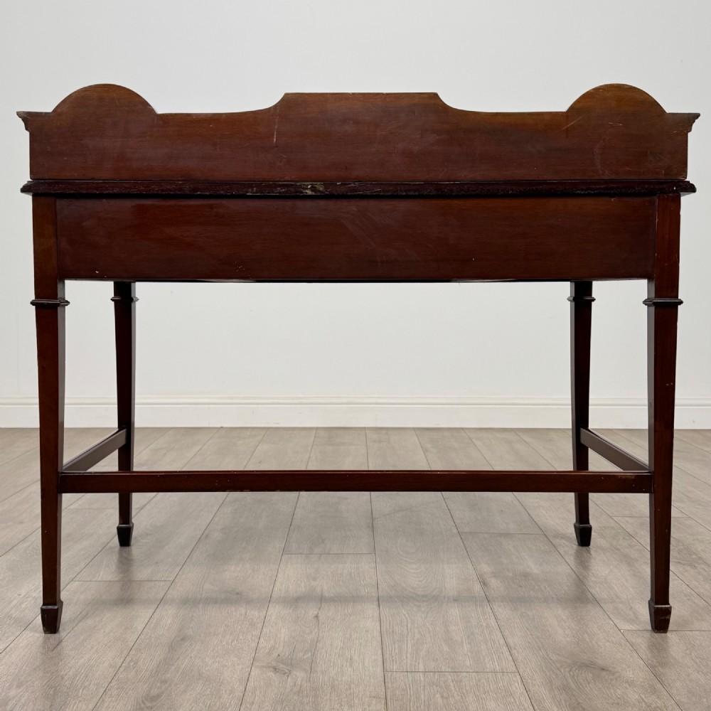 Antique 20th Century Edwardian Writing Table In Mahogany View V