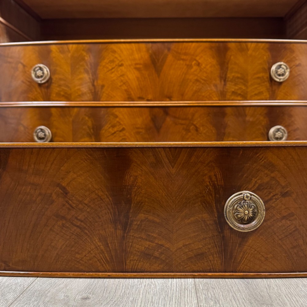 Antique 20th Century Marble Top Mahogany Chest Of Drawers View XI