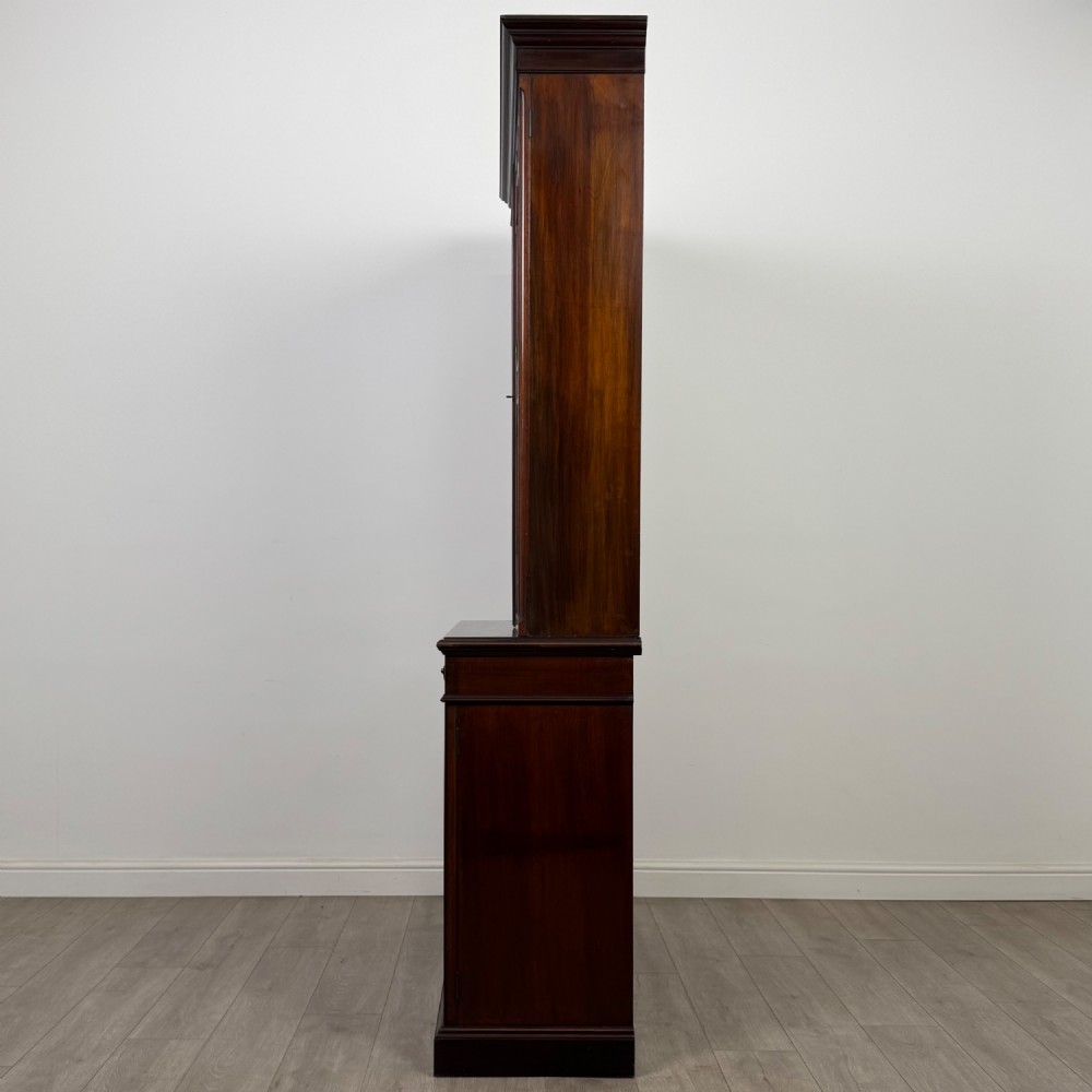 Antique 19th Century Glazed Bookcase In Mahogany View V