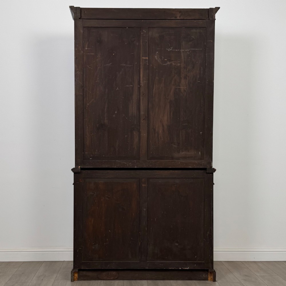Antique 19th Century Glazed Bookcase In Mahogany View VII