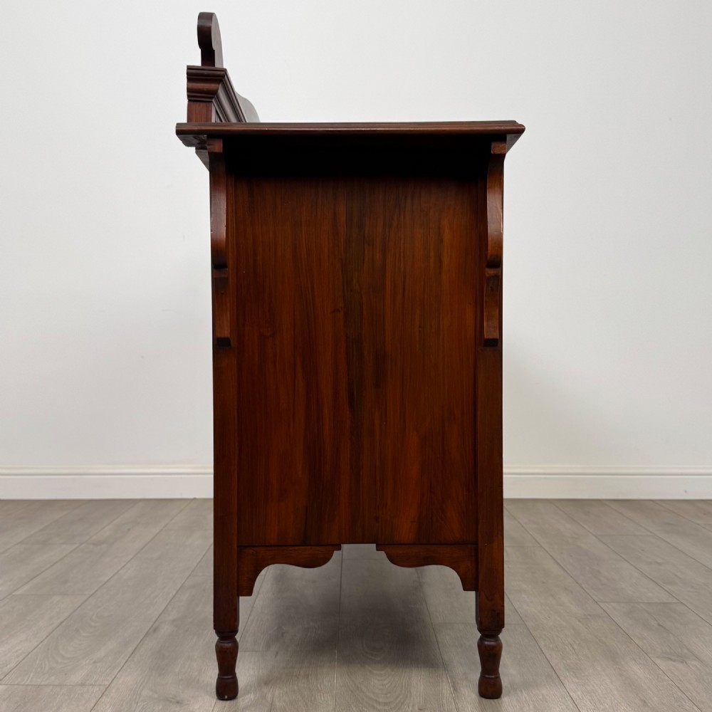 Antique 20th Century Edwardian Sideboard In Walnut View VIII