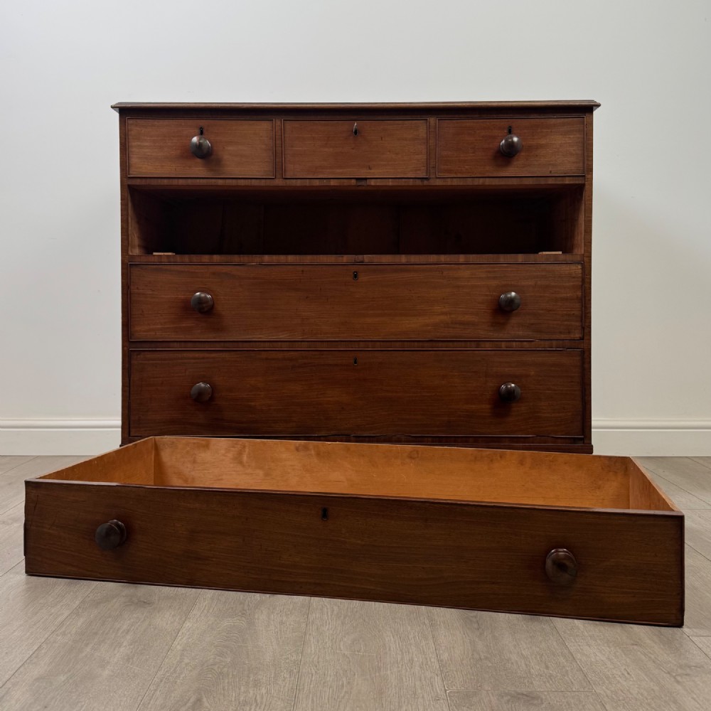 Antique 18th Century Georgian Mahogany Chest Of Drawers View X