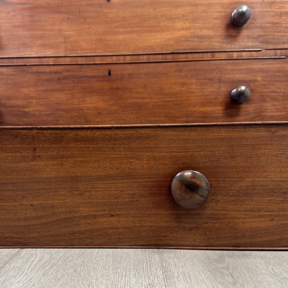 Antique 18th Century Georgian Mahogany Chest Of Drawers View XI