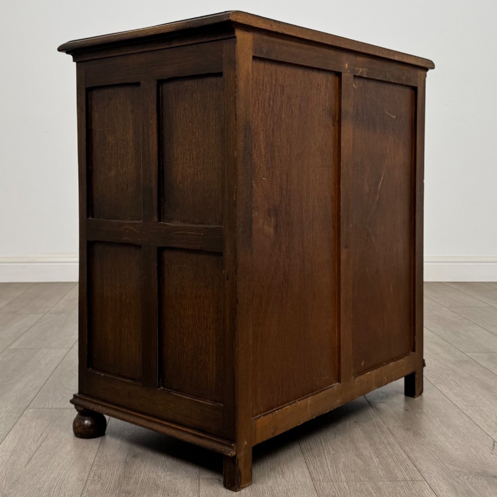 Antique 20th Century Small Chest Of Drawers In Oak View IV