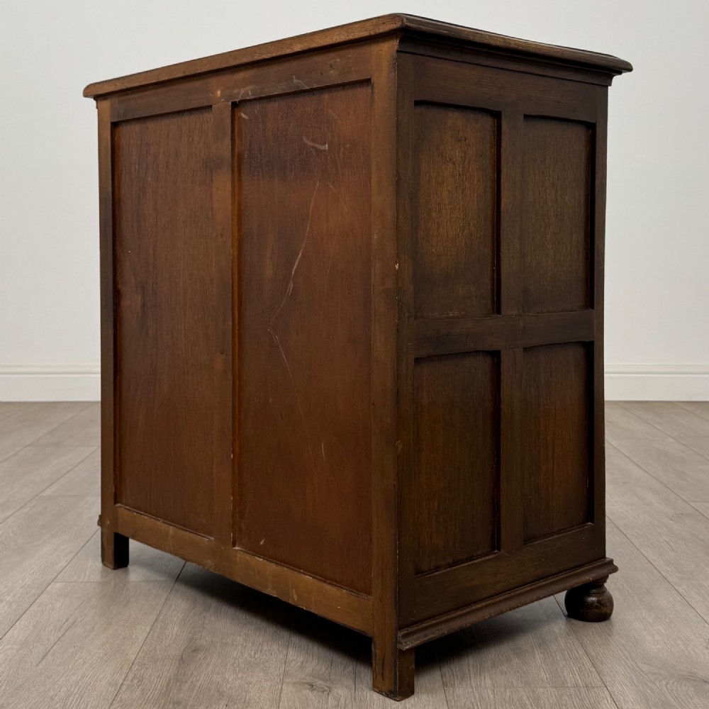 Antique 20th Century Small Chest Of Drawers In Oak View VI