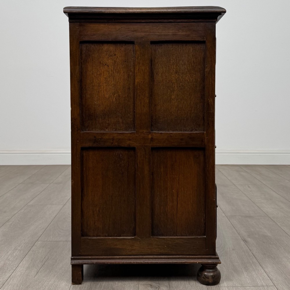 Antique 20th Century Small Chest Of Drawers In Oak View VII