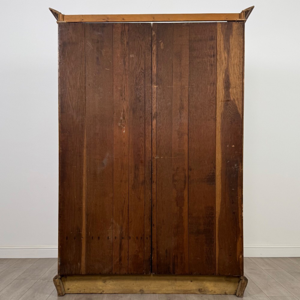 Antique 20th Century Fine Quality Edwardian Wardrobe In Oak View VI