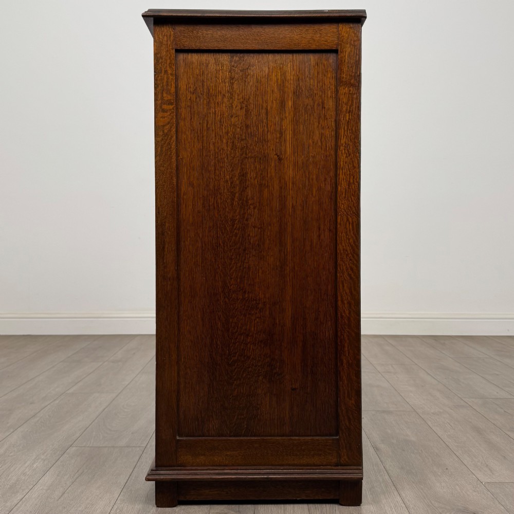Antique 20th Century Edwardian Chest Of Drawers In Oak View III