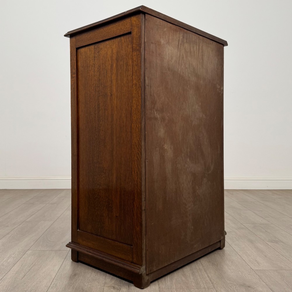 Antique 20th Century Edwardian Chest Of Drawers In Oak View IV