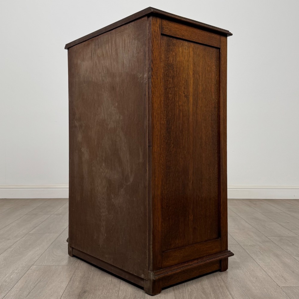 Antique 20th Century Edwardian Chest Of Drawers In Oak View VI