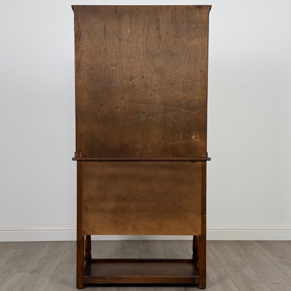 Antique 20th Century Small Welsh Dresser In Oak View VI