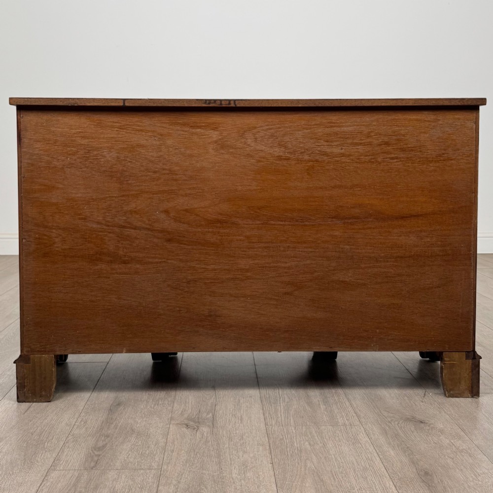 Antique 20th Century Small Breakfront Sideboard In Mahogany View VI
