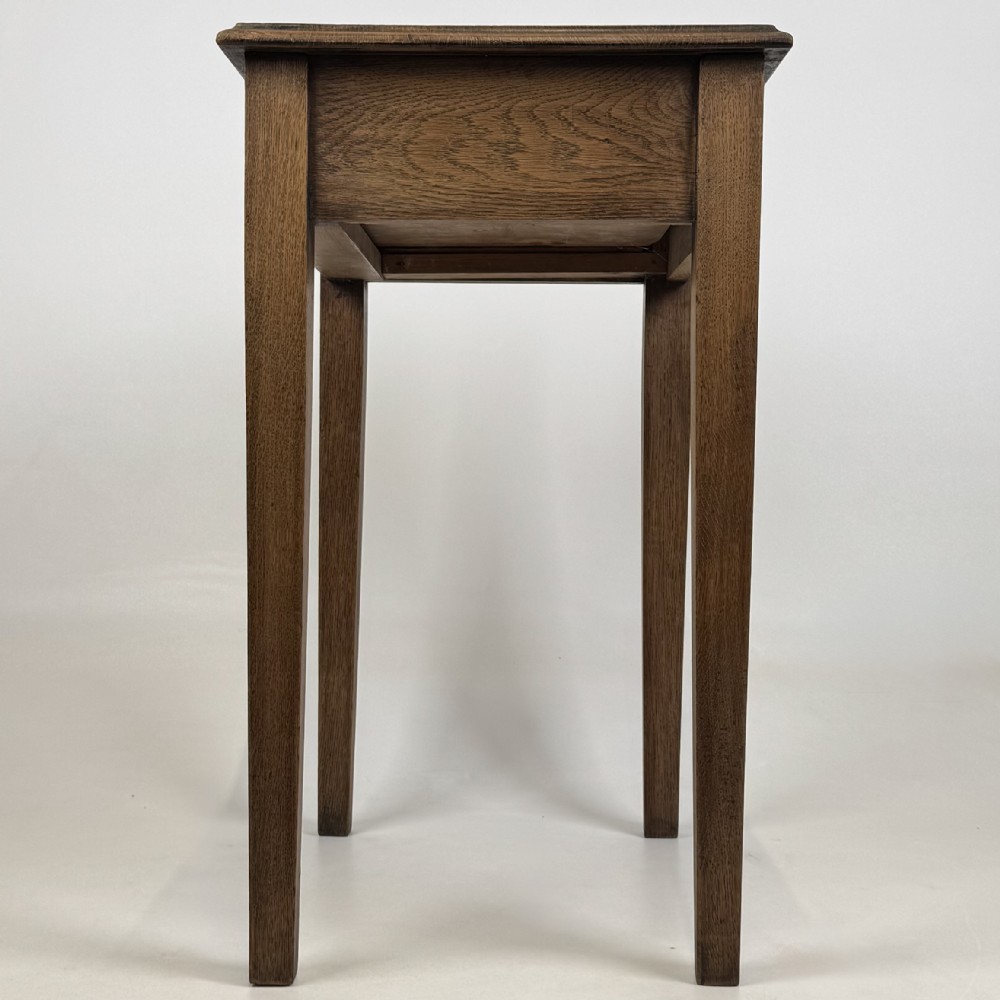 Antique 20th Century Good Quality Side Table In Oak View III
