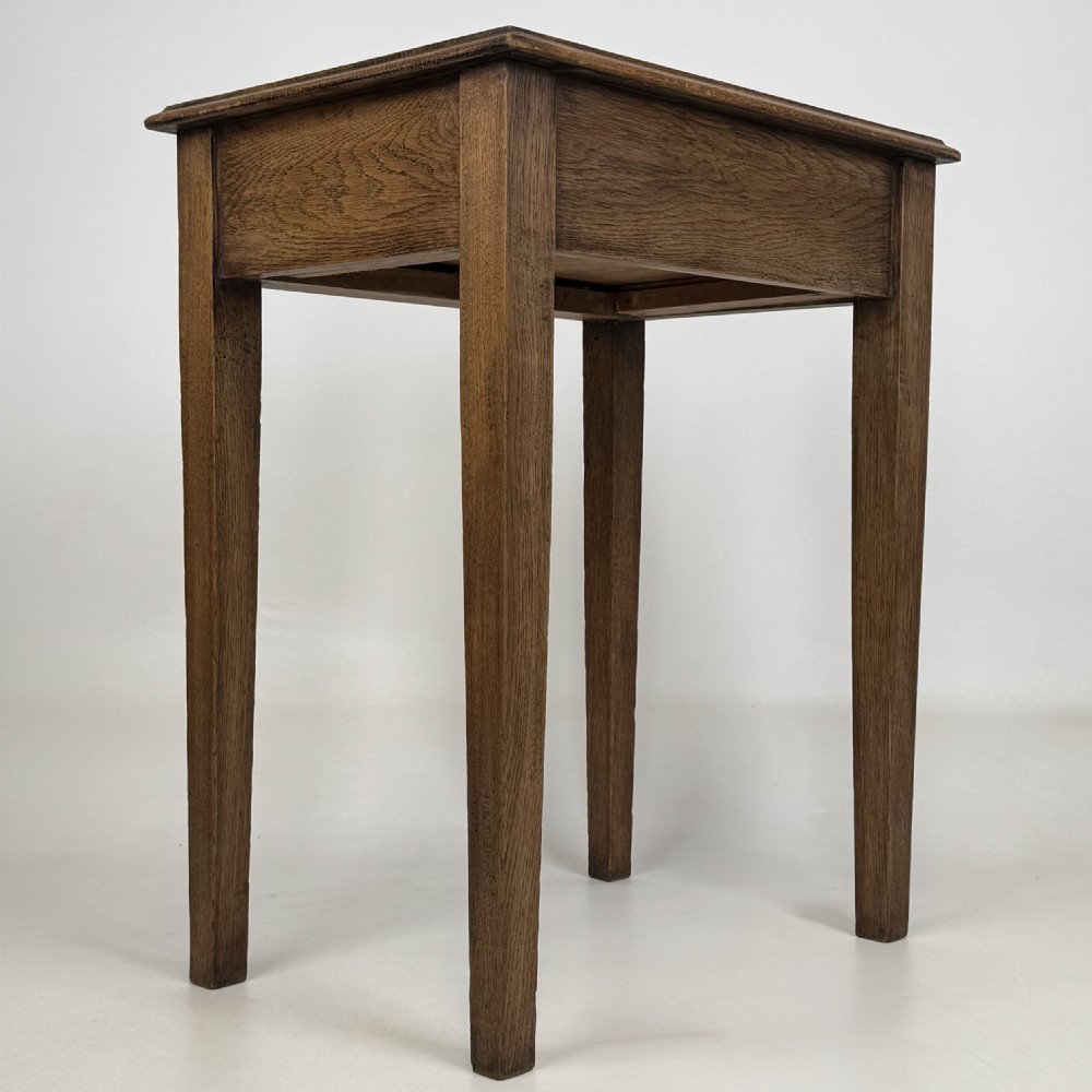 Antique 20th Century Good Quality Side Table In Oak View IV