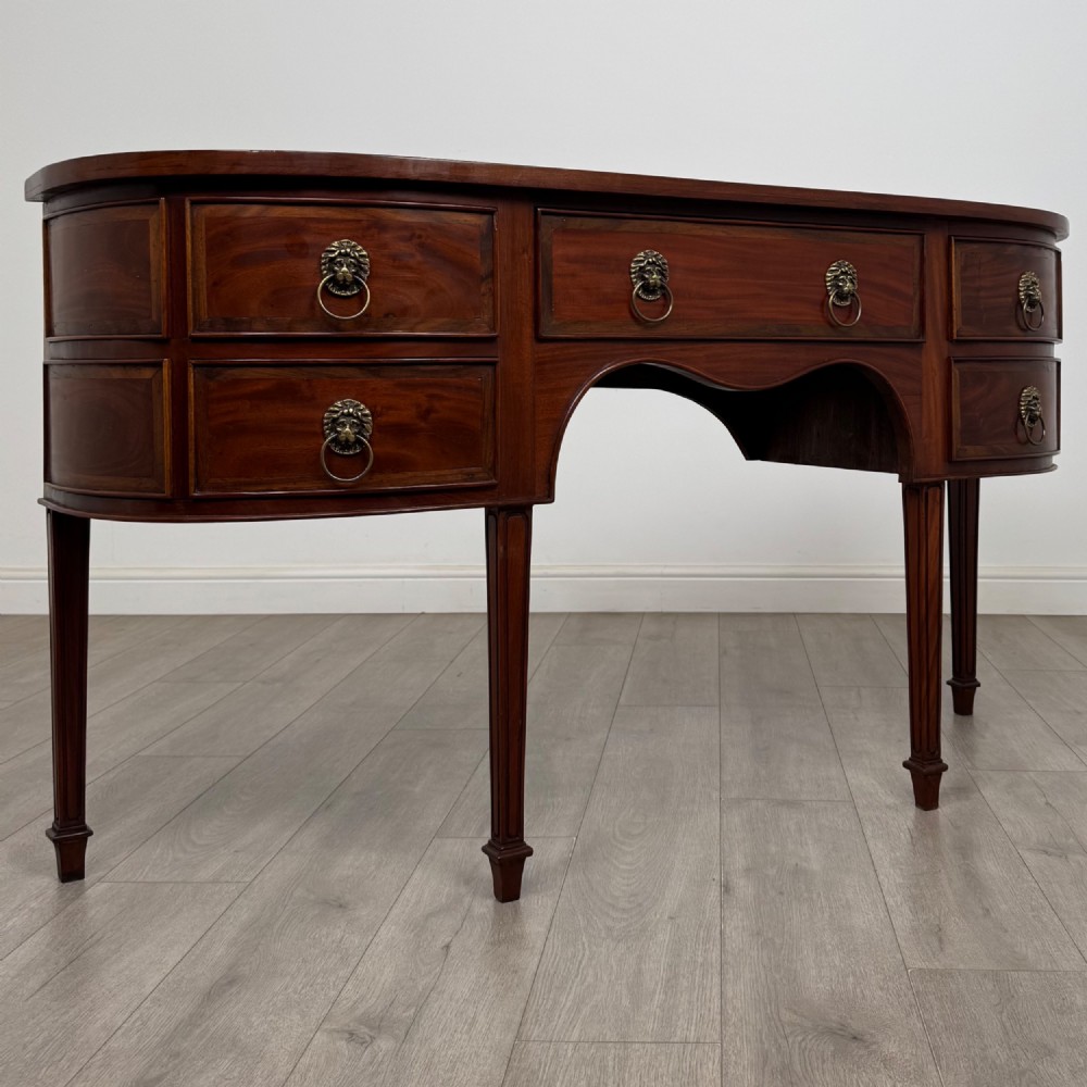 Antique 20th Century Georgian Style Sideboard In Mahogany View VIII