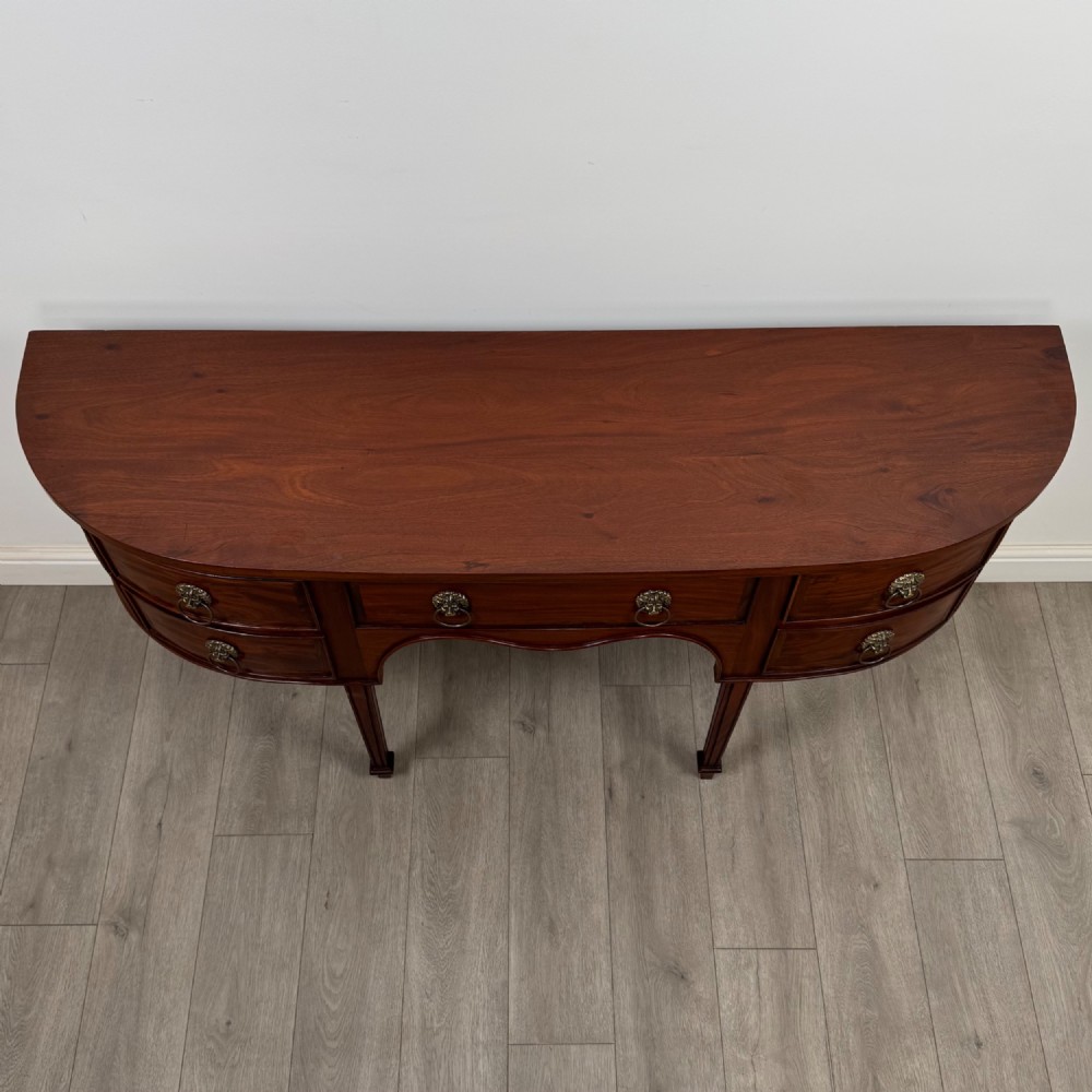 Antique 20th Century Georgian Style Sideboard In Mahogany View IX