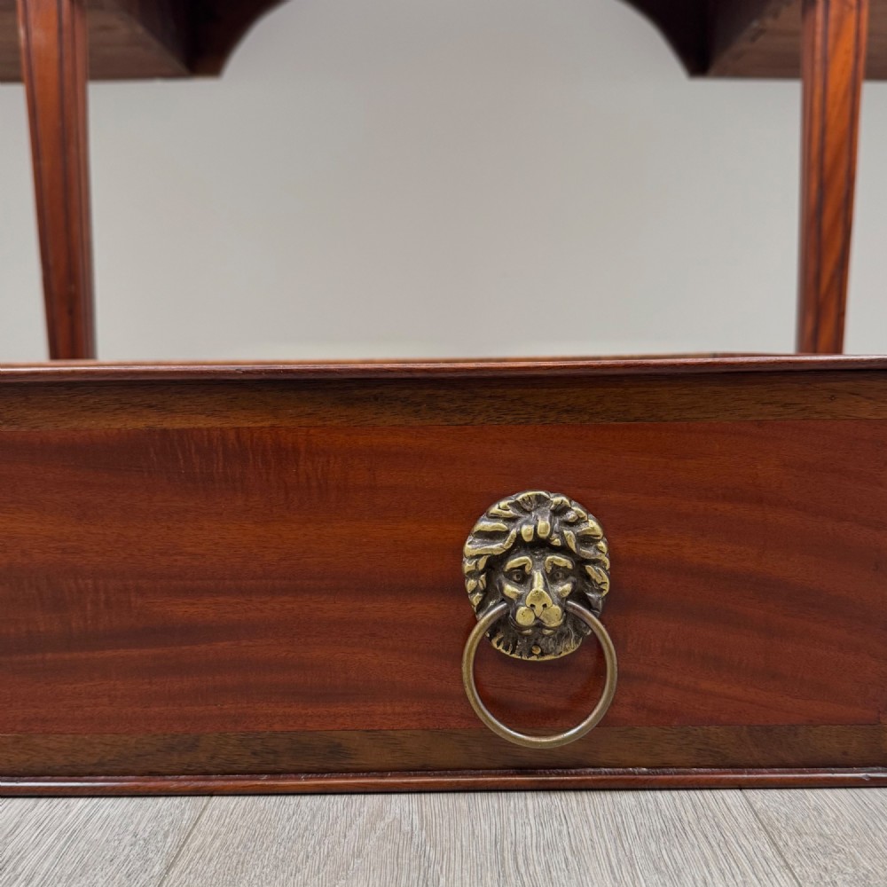 Antique 20th Century Georgian Style Sideboard In Mahogany View XI