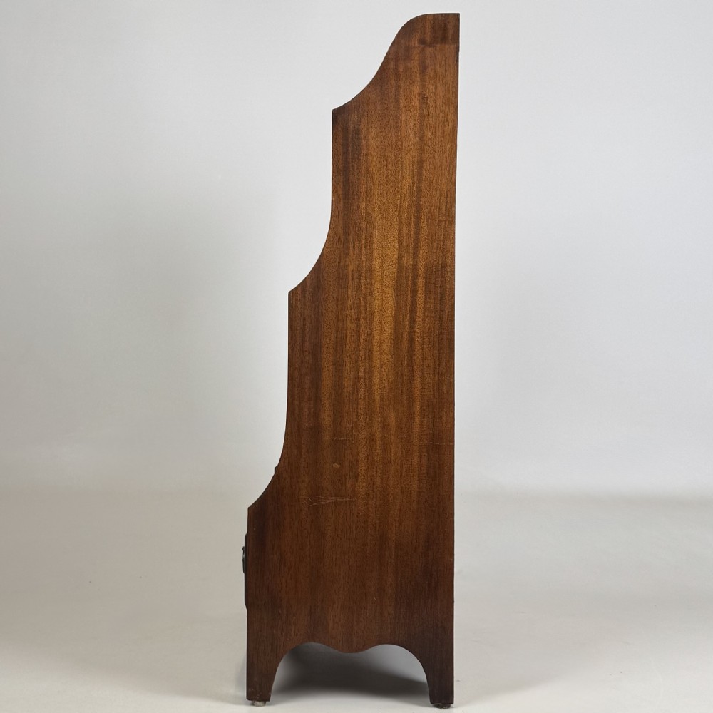Antique 20th Century Small Open Bookcase In Mahogany View IV
