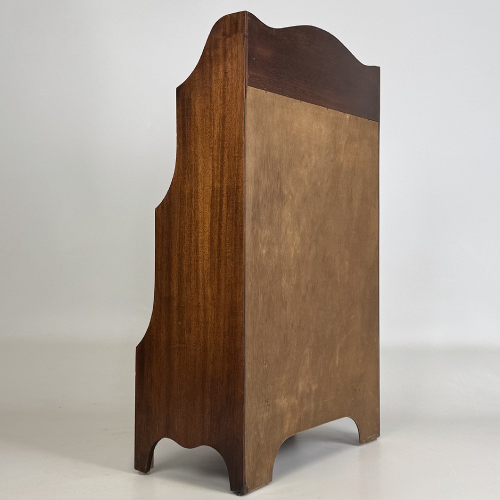 Antique 20th Century Small Open Bookcase In Mahogany View V