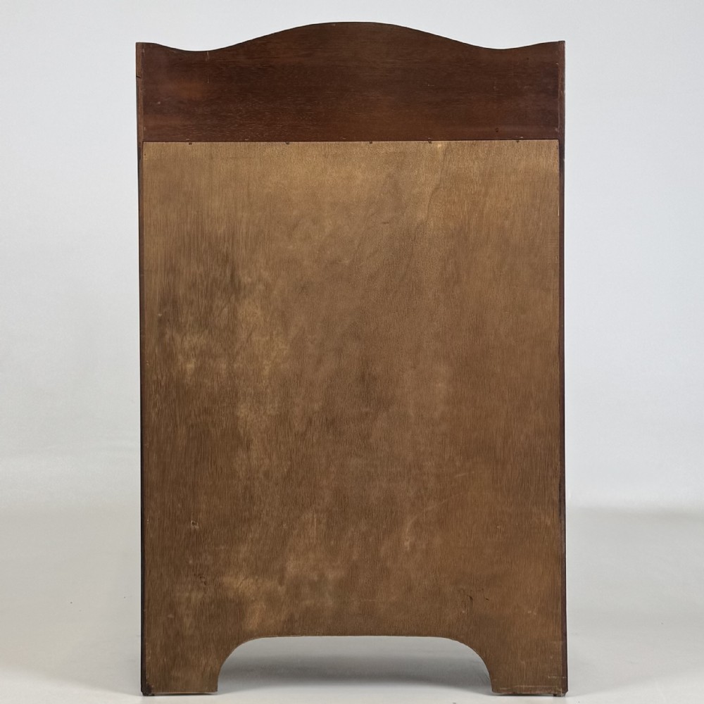 Antique 20th Century Small Open Bookcase In Mahogany View VI