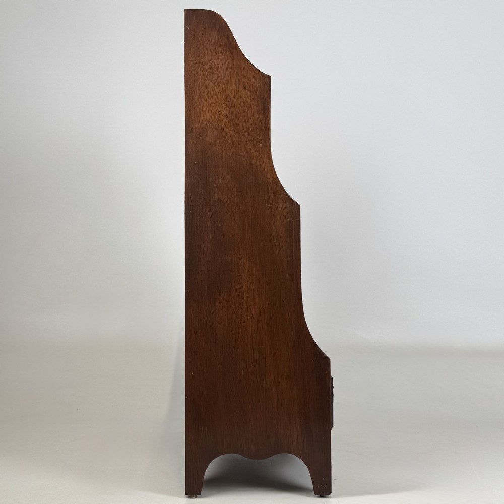Antique 20th Century Small Open Bookcase In Mahogany View VIII
