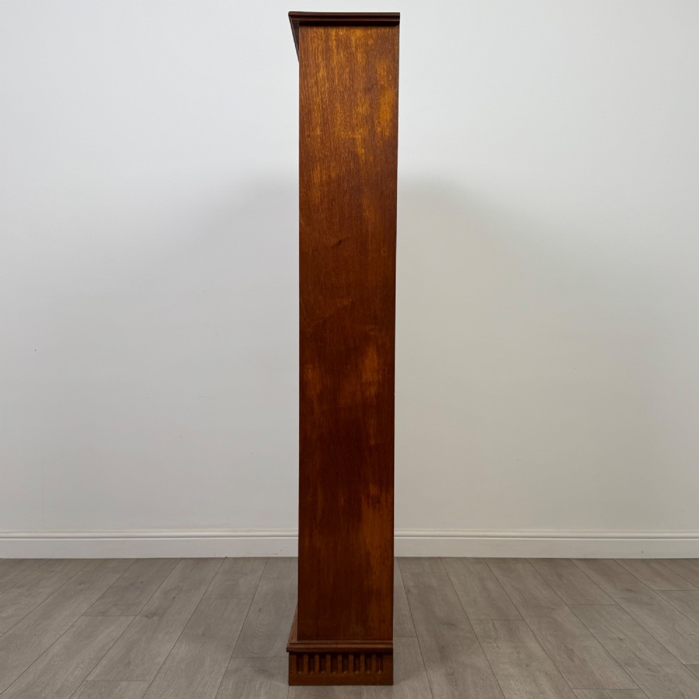 Antique 20th Century Large Open Bookcase In Walnut View IV