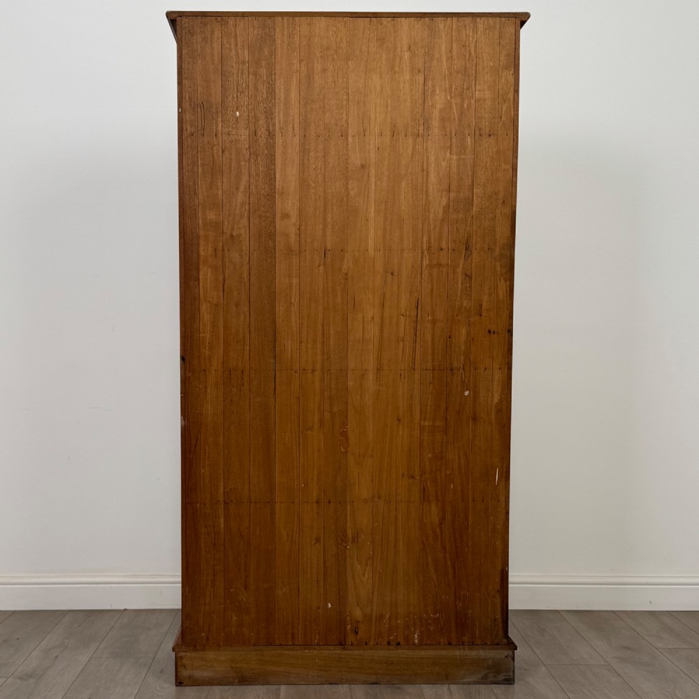 Antique 20th Century Large Open Bookcase In Walnut View VI