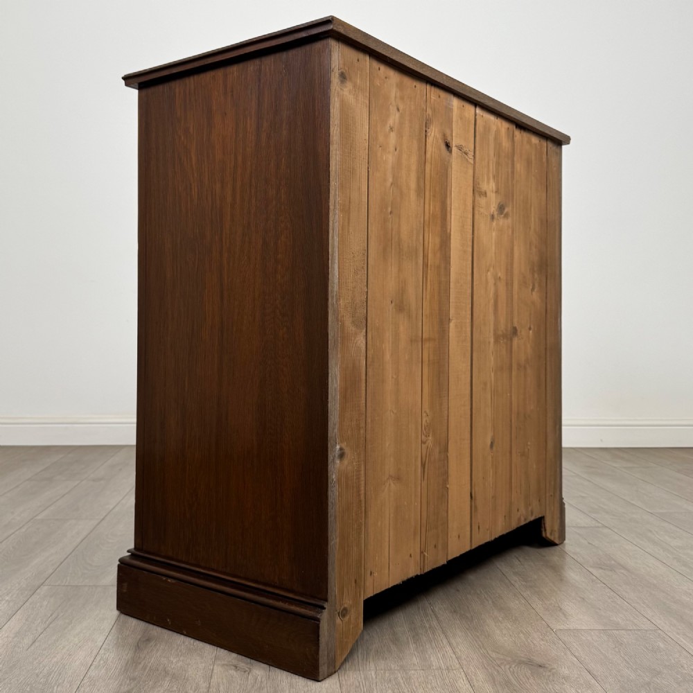Antique 20th Century Edwardian Chest Of Drawers In Oak View IV
