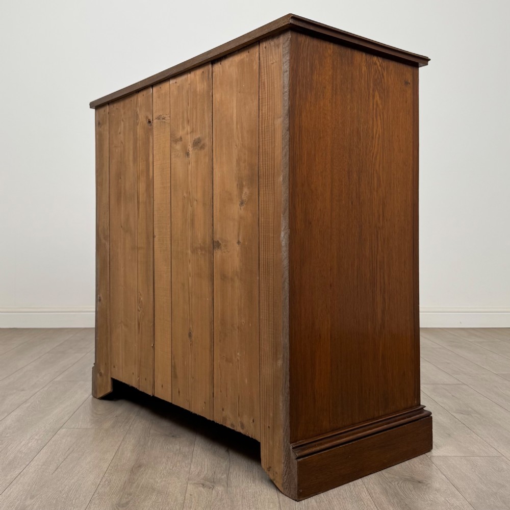 Antique 20th Century Edwardian Chest Of Drawers In Oak View VI