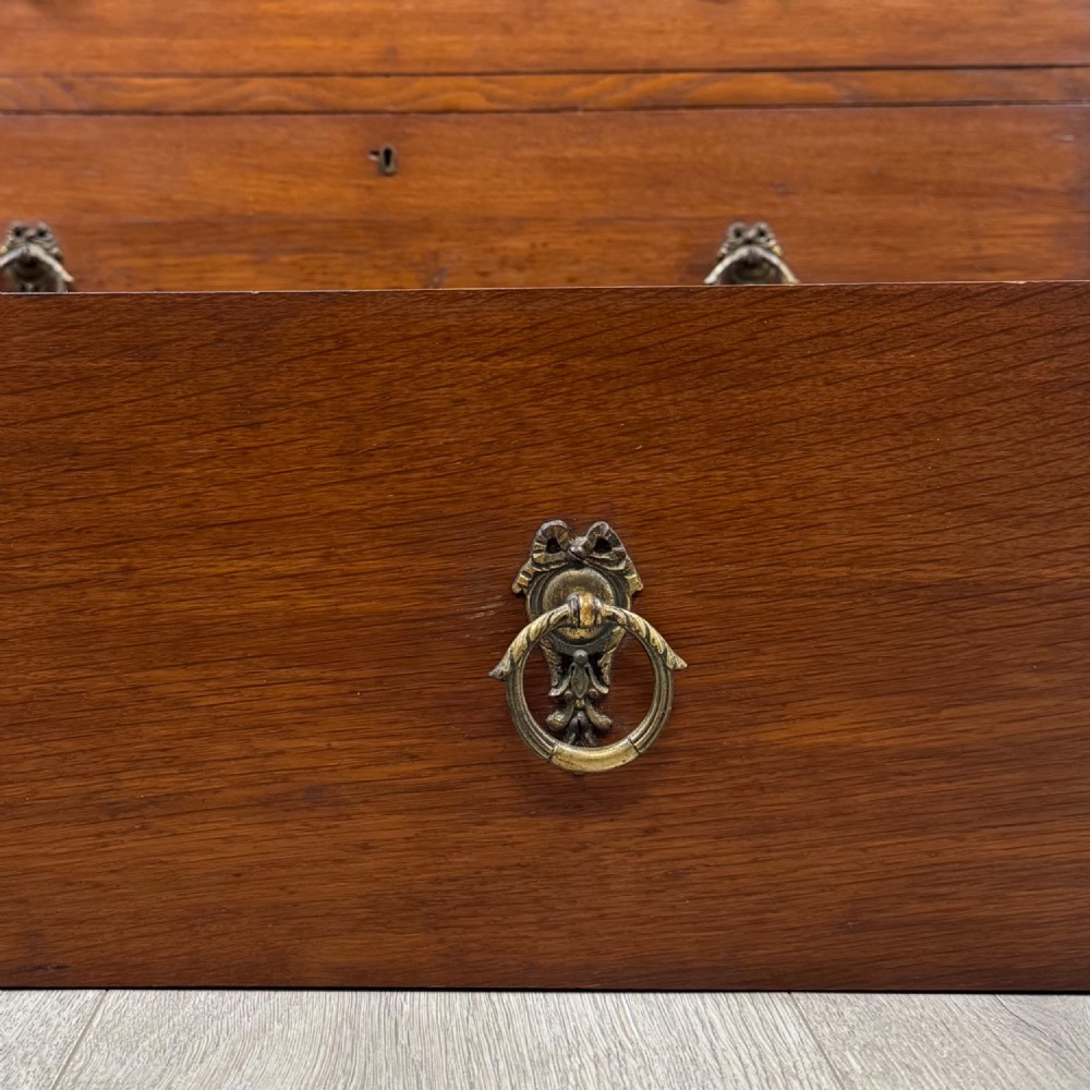 Antique 20th Century Edwardian Chest Of Drawers In Oak View XI
