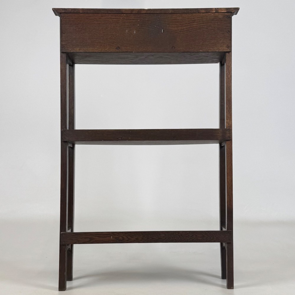 Antique 20th Century Small Edwardian Bookcase In Oak View VI