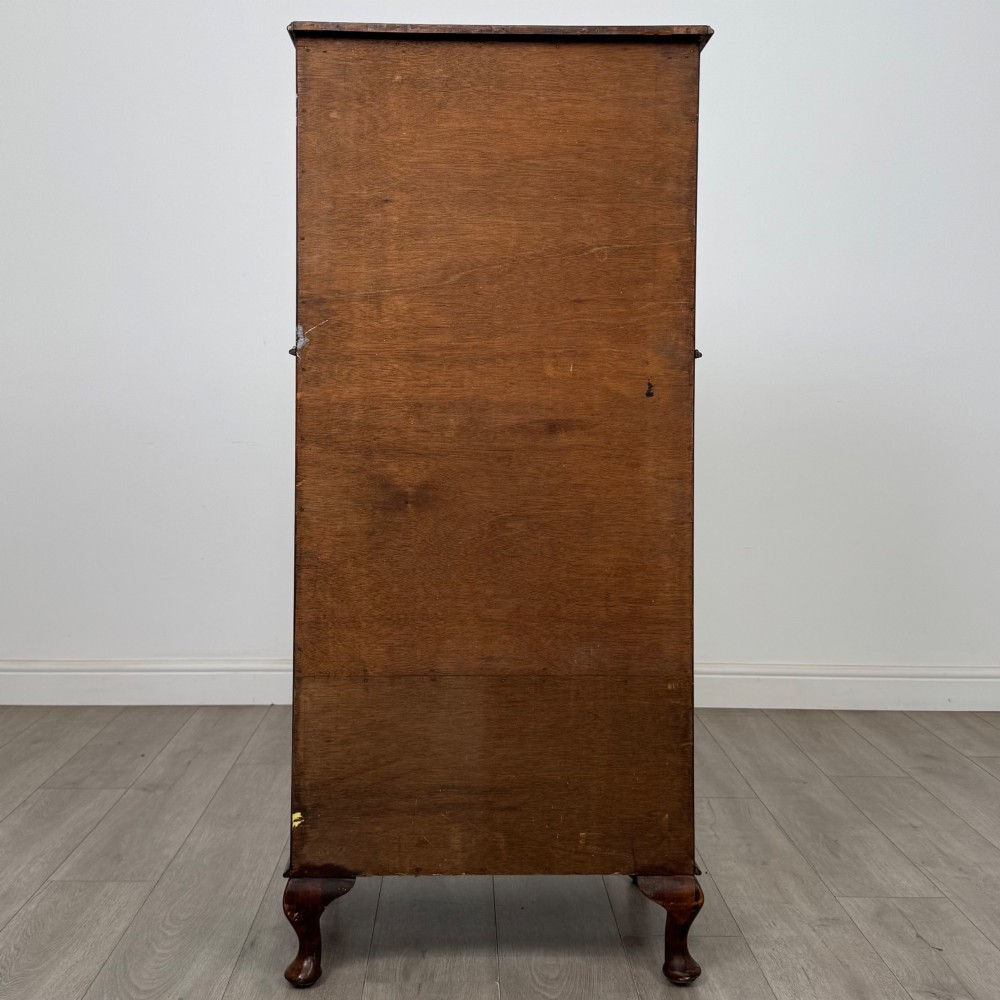 Antique 20th Century Tall Edwardian Mahogany Chest Of Drawers View V
