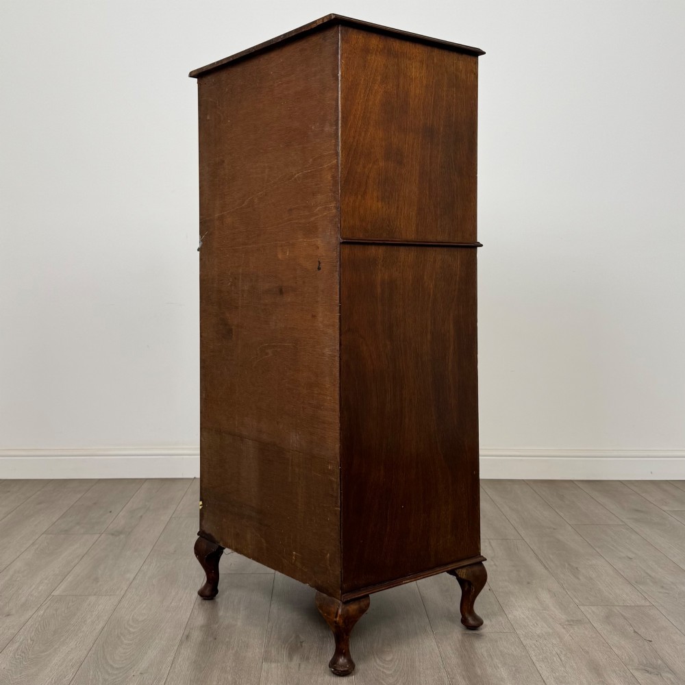 Antique 20th Century Tall Edwardian Mahogany Chest Of Drawers View VI