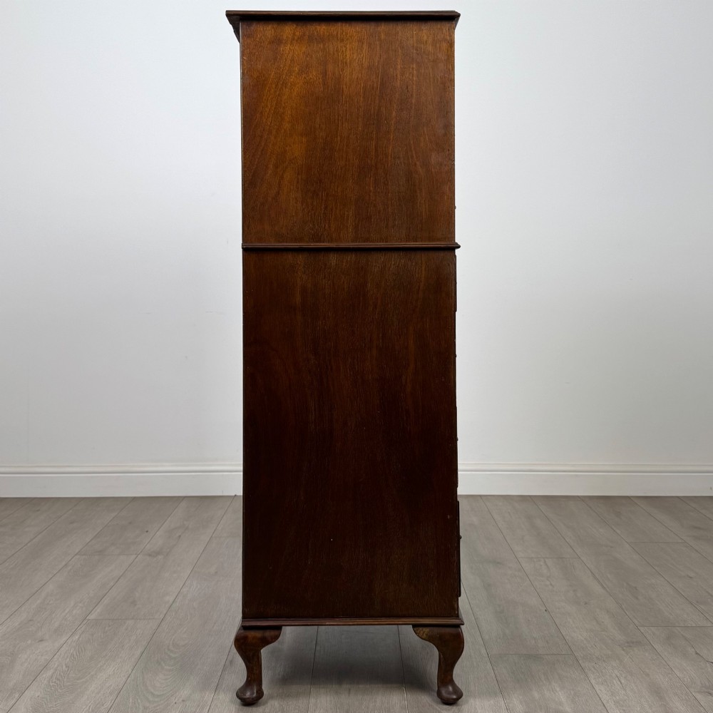 Antique 20th Century Tall Edwardian Mahogany Chest Of Drawers View VII