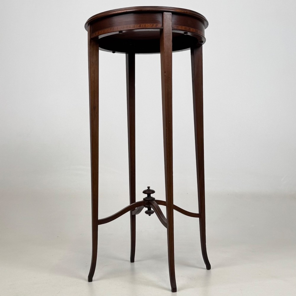 Antique 20th Century Edwardian Side Table In Mahogany View II