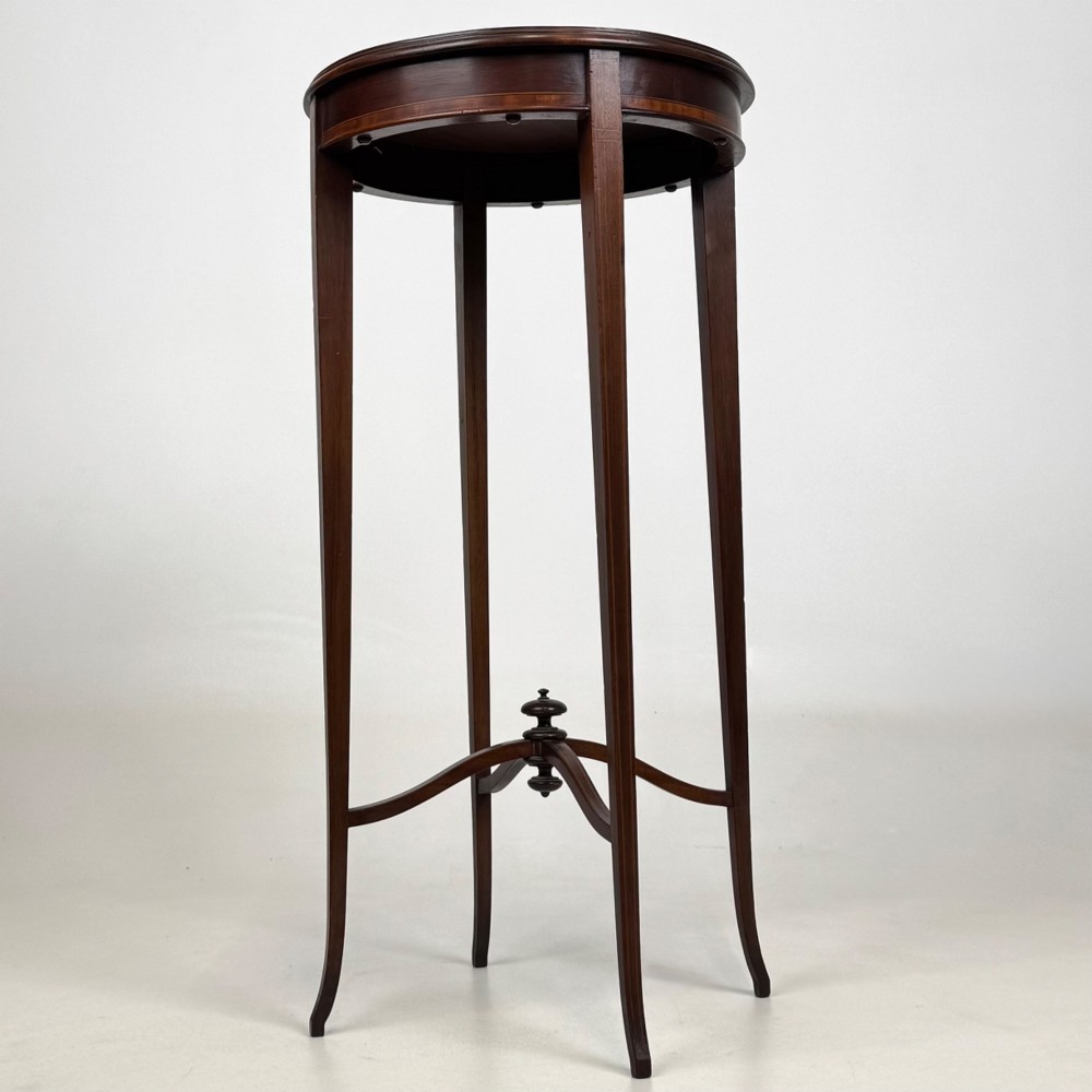 Antique 20th Century Edwardian Side Table In Mahogany View IV